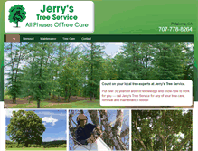 Tablet Screenshot of jerrys-treeservice.com